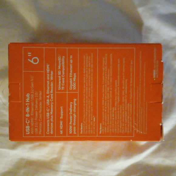 ONN USB-C 8-in-1 Hub - Picture 2 of 2